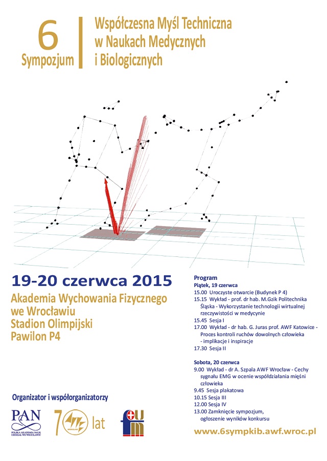 VI Sympozjum Komisji Inżynierii Biomedycznej Oddziału PAN we Wrocławiu Współczesna myśl techniczna w naukach medycznych i biologicznych