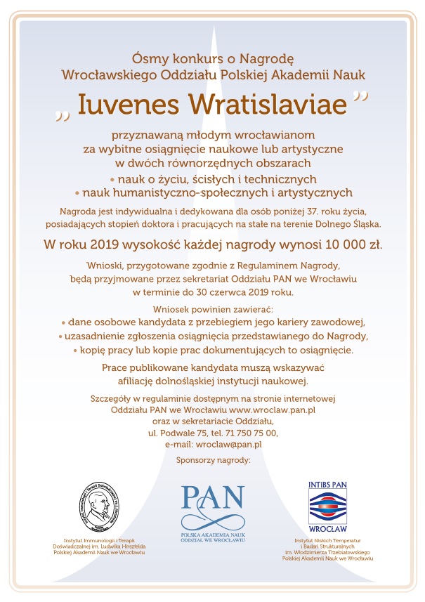 Afisz Iuvenes Wratislaviae 2019