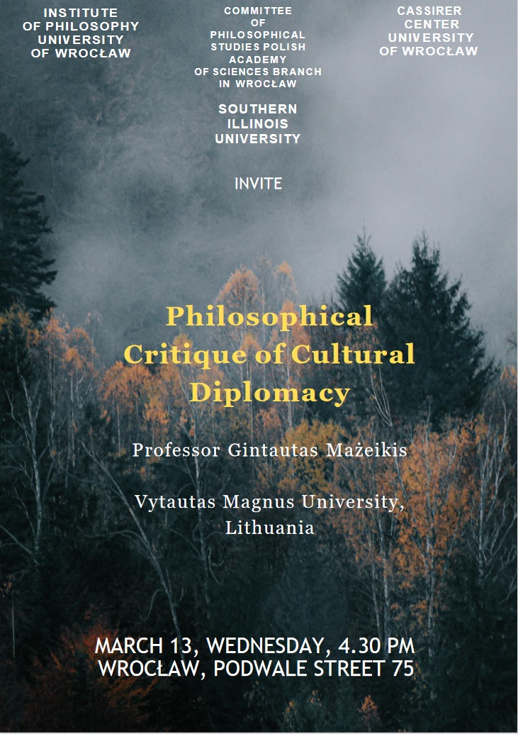 Philosophical Critique of Cultural Diplomacy